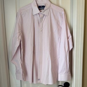 Vineyard Vines Classic Fit Cooper Men’s Pink Checkered Shirt